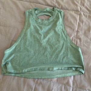 Lululemon cut back crop tank